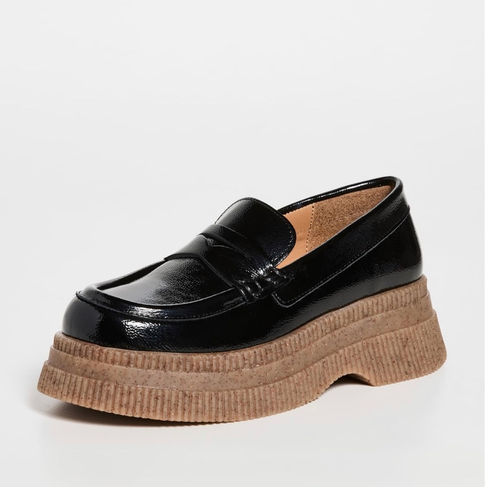 NWOT Ganni Creepers Wallaby Loafers Size 7/37